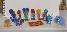 Figurki Shimmer i Shine oraz reszta ekipy