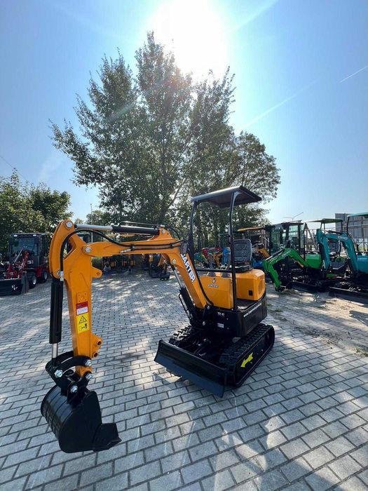 NOWA MiniKoparka 1000kg CARTER CT10 Ramię SKRĘTNE Stick Steer 3 łyżki