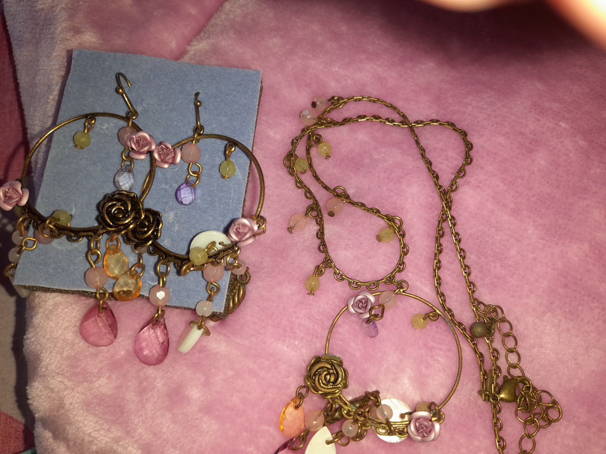 Conjunto Brincos e Fio