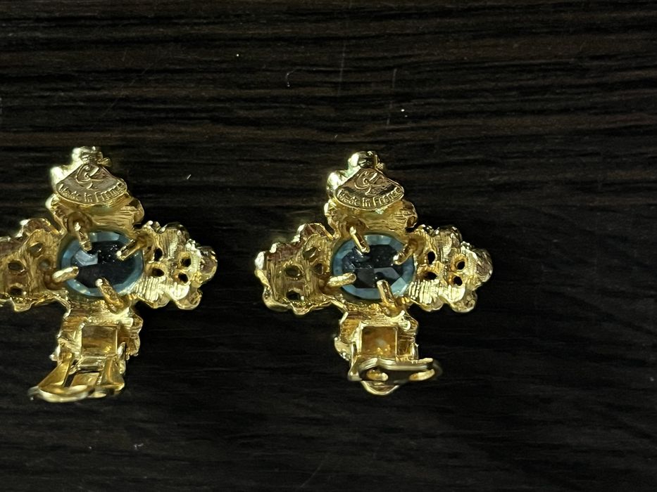 Клипсы Christian LaCroix Made in France.