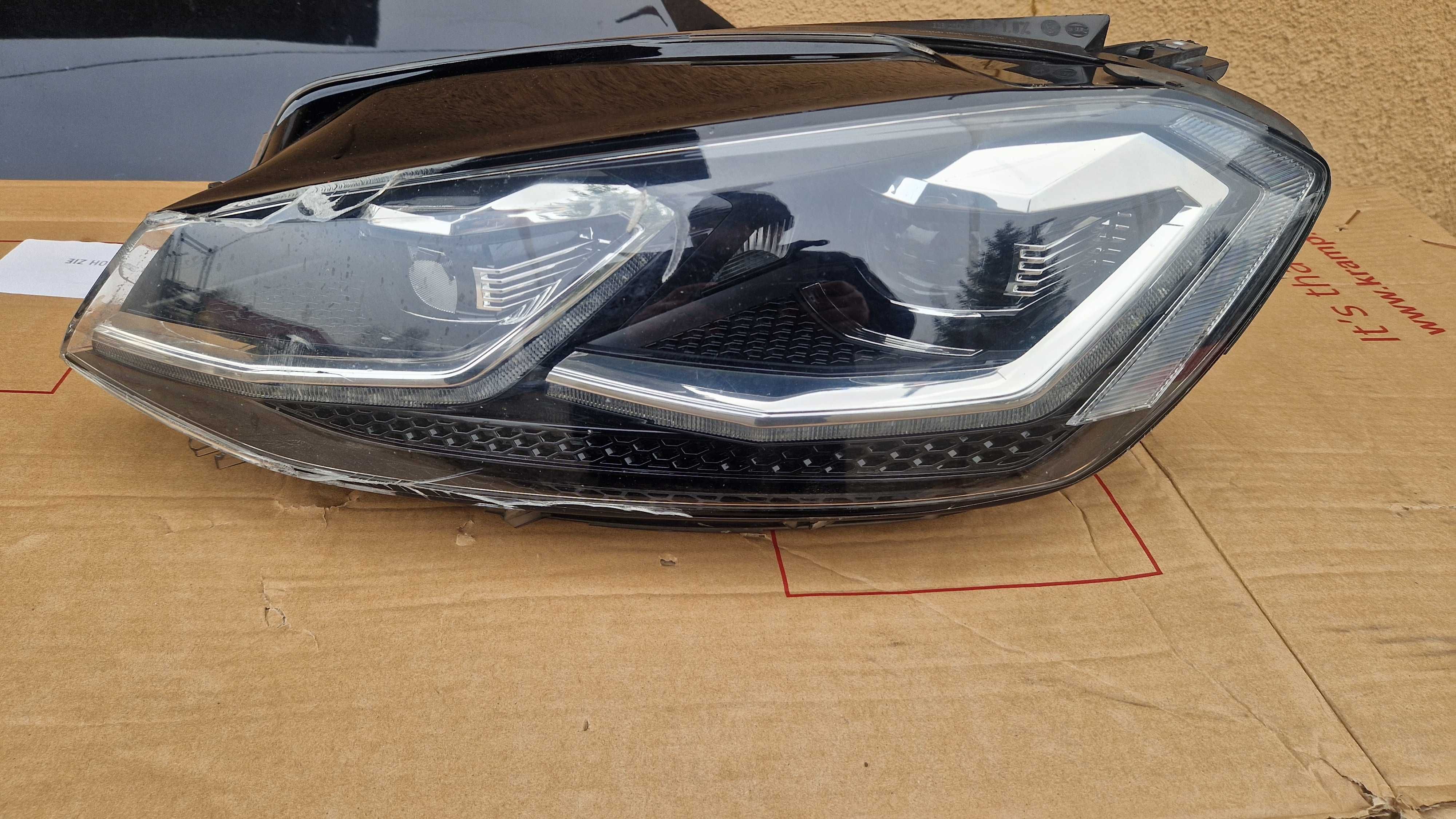 Lampa lewa Golf 7 VII Full led Lift