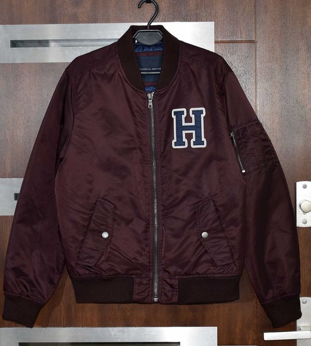 Tommy Hilfiger TH Kurtka Bomberka Bejsbolówka S