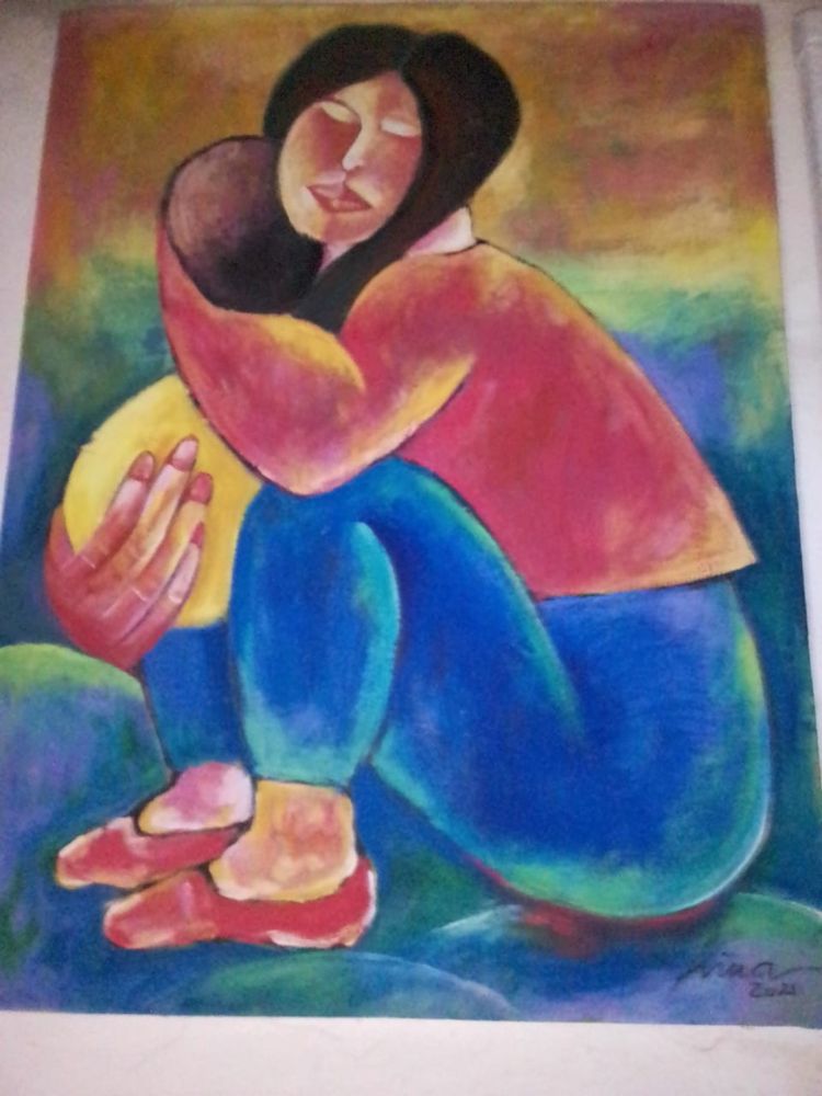 Quadros pintados a mao
