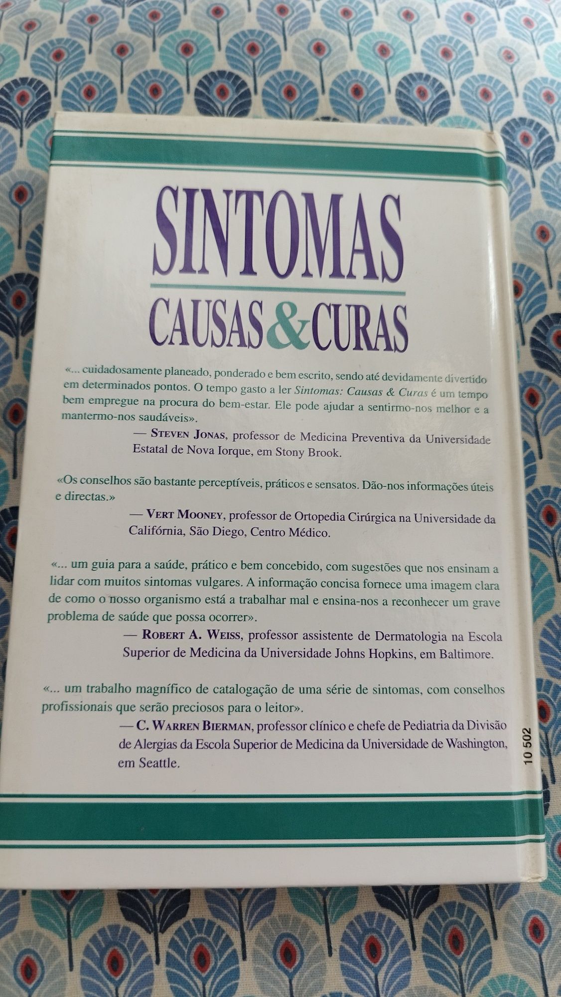 Livro "Sintomas Causas e Curas"