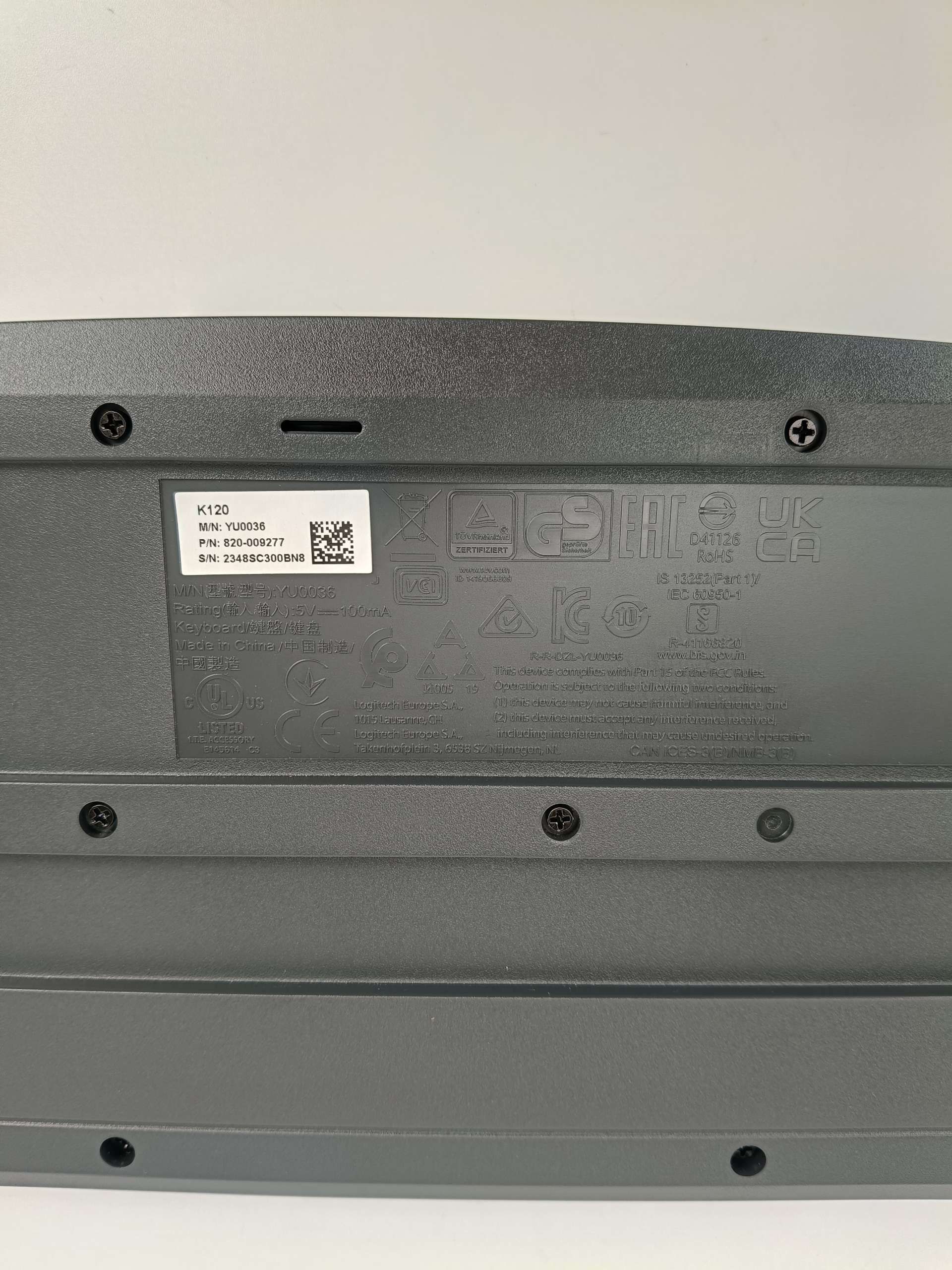 Logitech MK120 przewodowa mysz komputerowa mysz optyczna USB