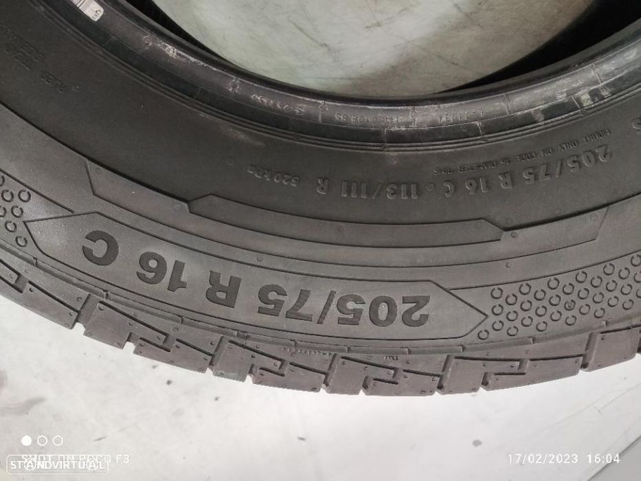 2 pneus semi novos 205-75r16c continental -oferta da entrega
