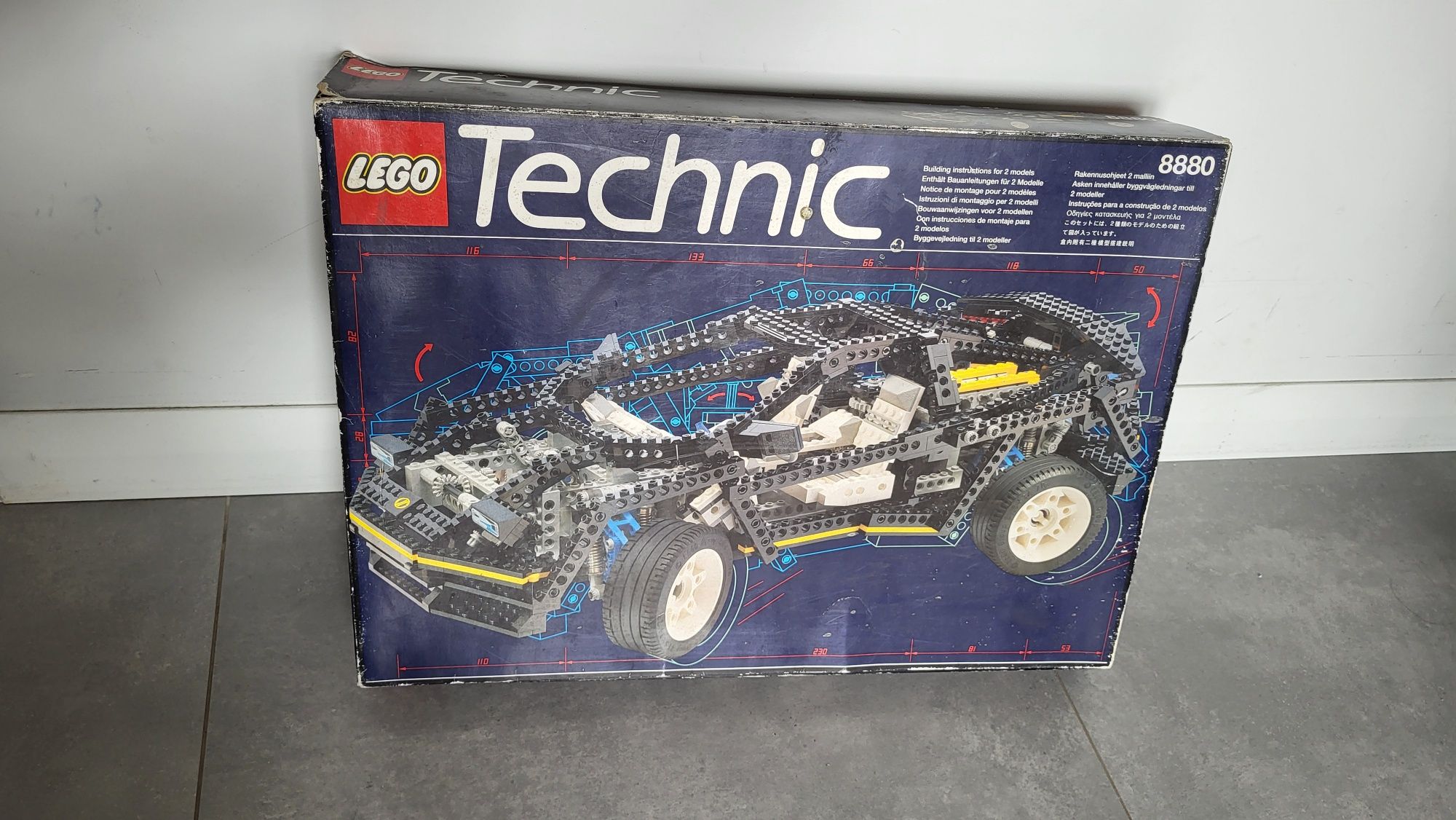 Lego technic 8880 pudełko