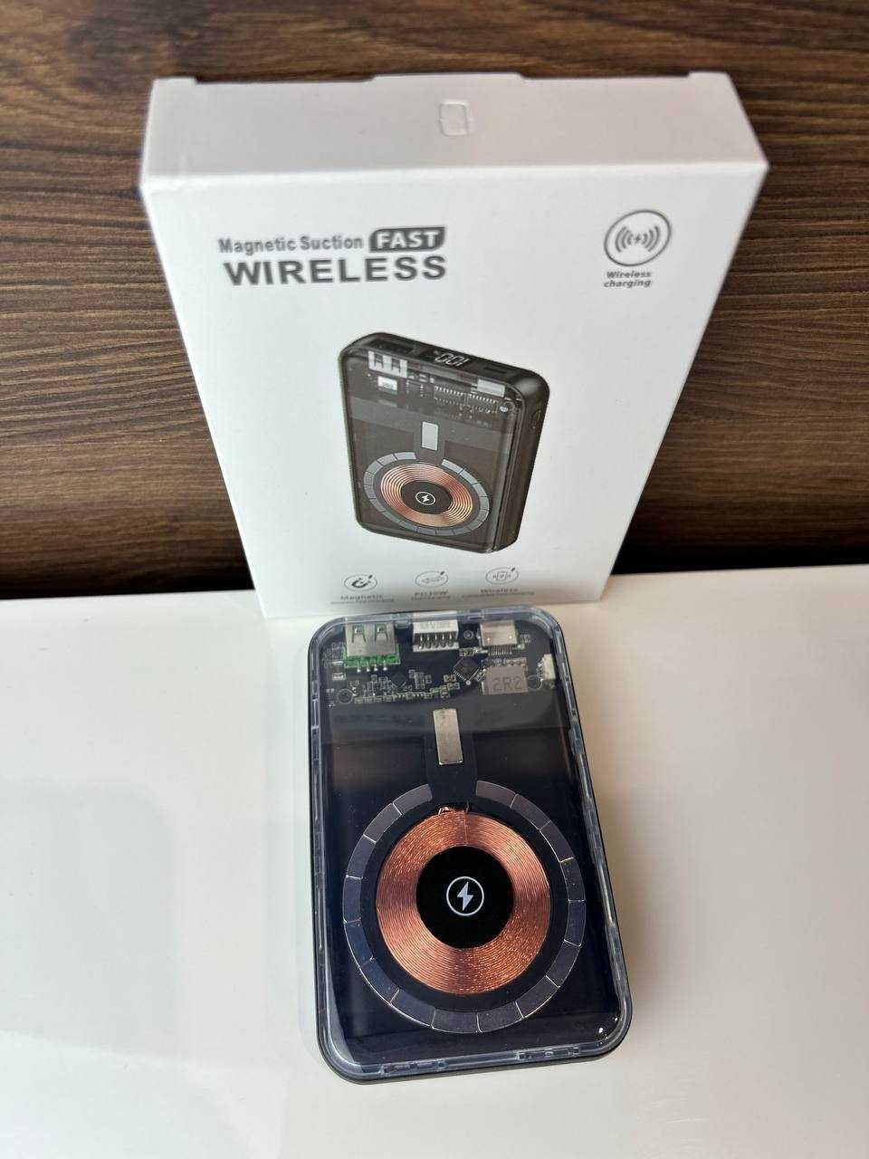 Беспроводной повербанк magSafe для iPhone  20W,Type-C,USB, с  кабелями