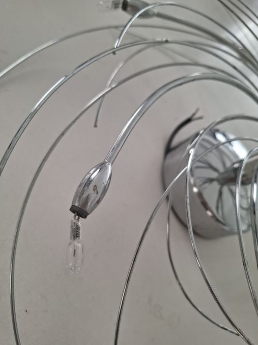 Żyrandol srebrny chrom