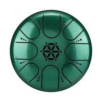 Stalowy bębenek eteryczny Lotus drum 5" 8 ton TCT8-5-JewelGreen