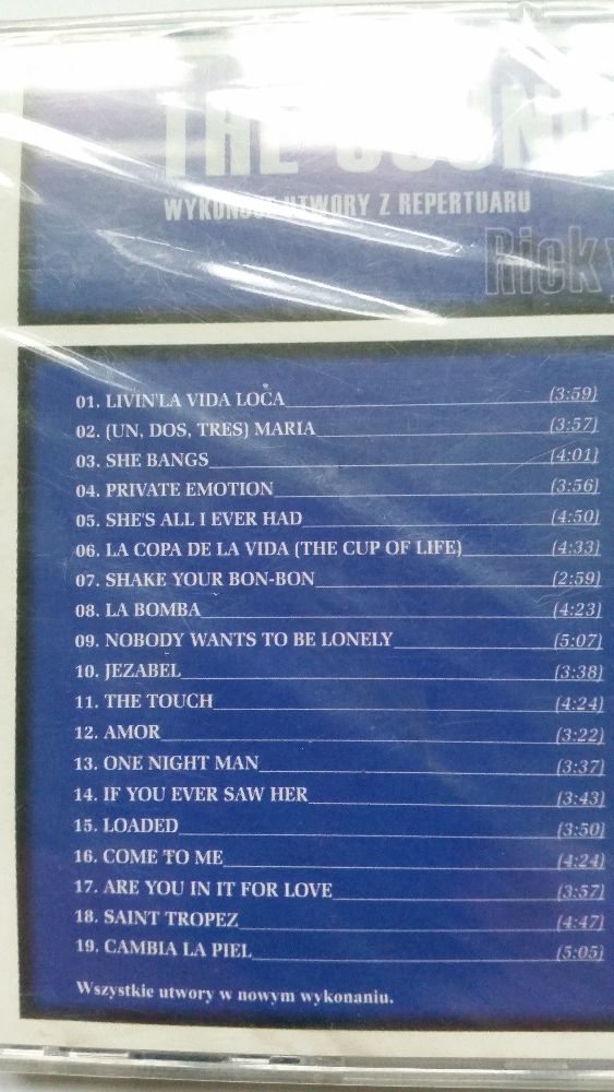 Płyta CD The Soundmakers wykonuje utwory z repert. Ricky Martin