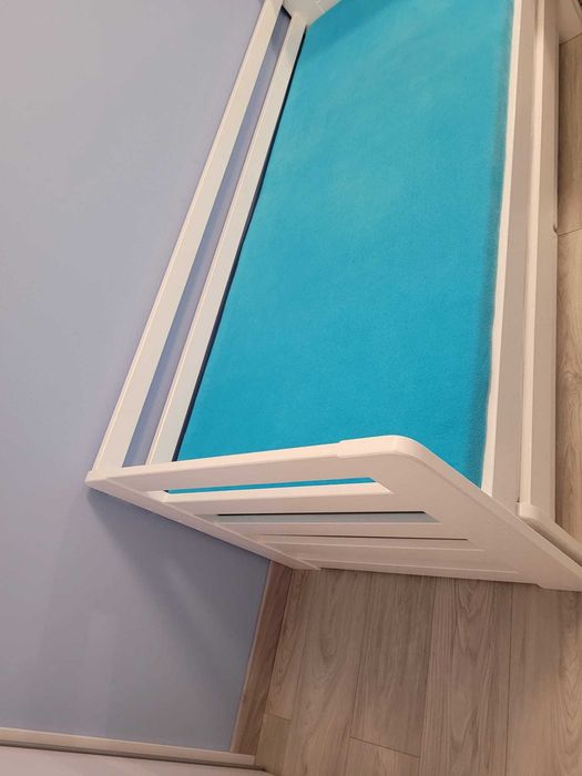 Łóżko drewniane, rozsuwane 2 osobowe z szufladami