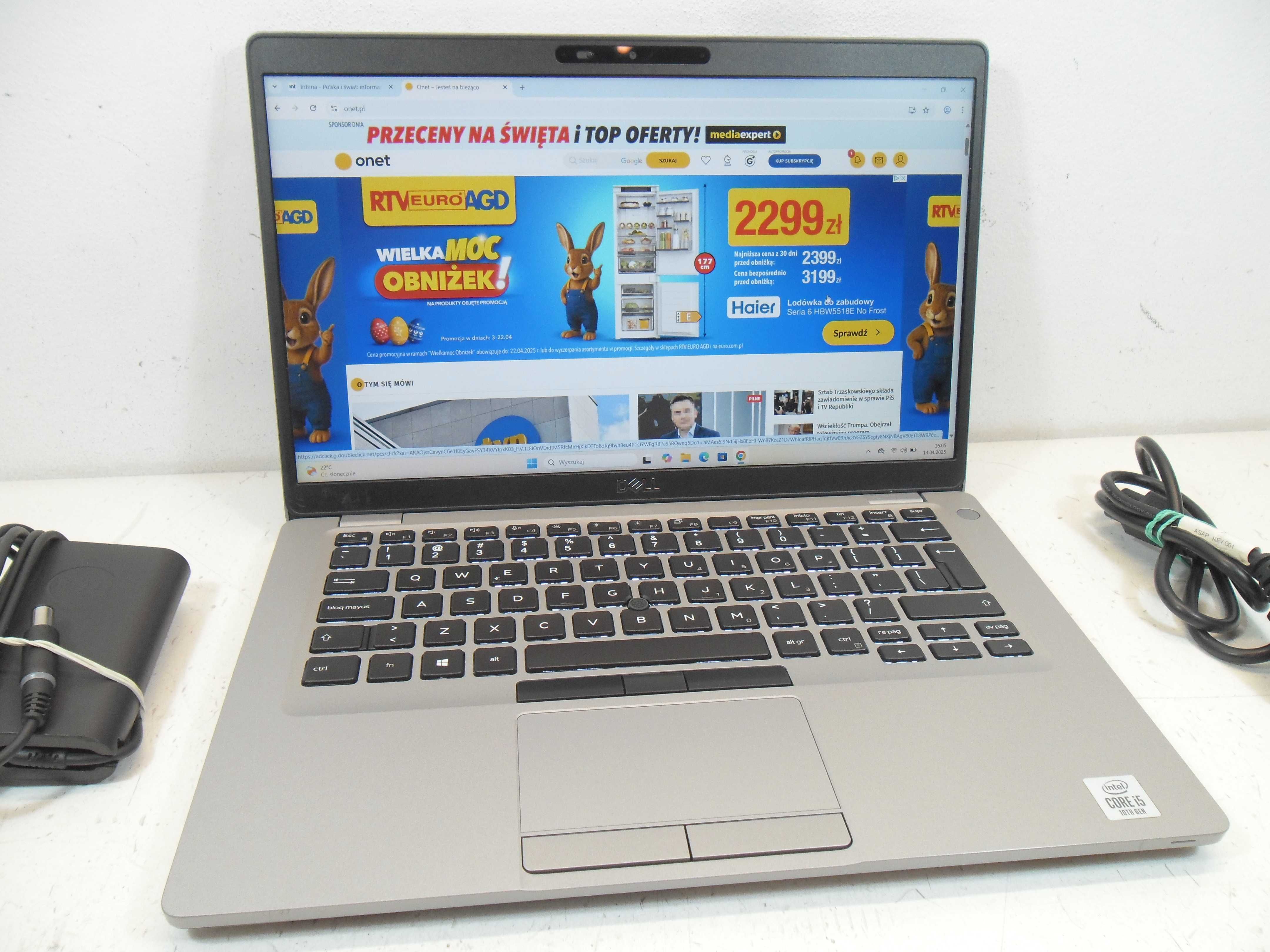 Dell Latitude 5410 4 x 4.20Ghz 16GB/512SSD POLECAMY Gwar ROK FV23% !