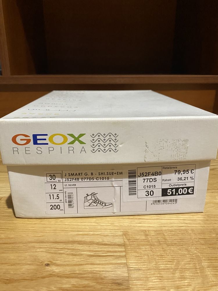 Кросівки Geox 30 розмір