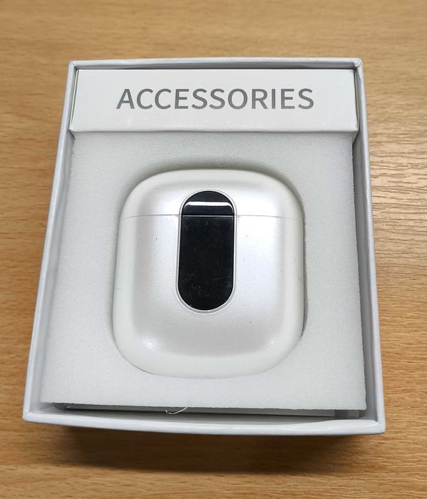 Jesebang Słuchawki douszne Bluetooth 5.3 mikrofonem HD białe [2296]