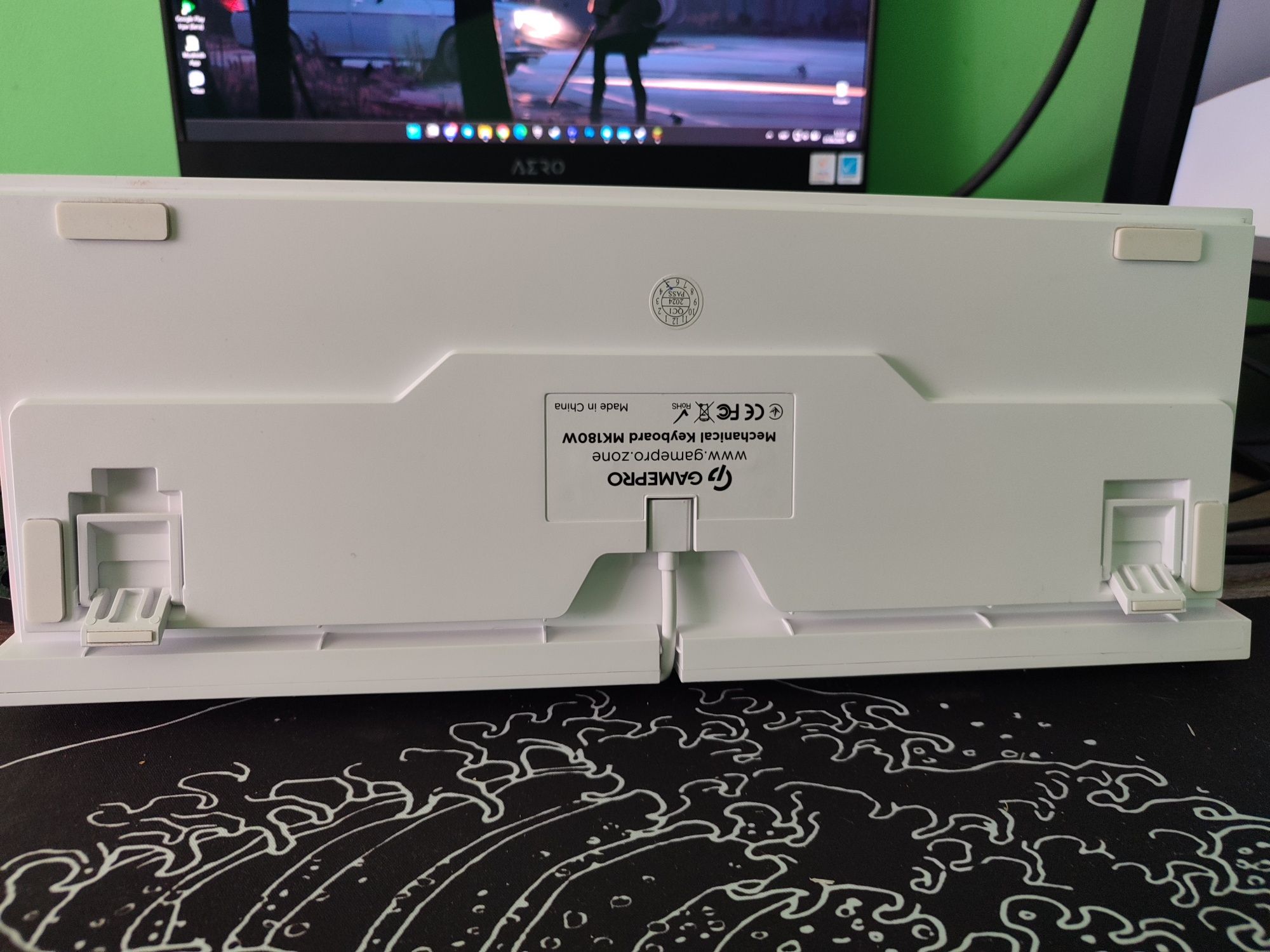 Механічна клавіатура GamePro MK180W – RGB, USB
