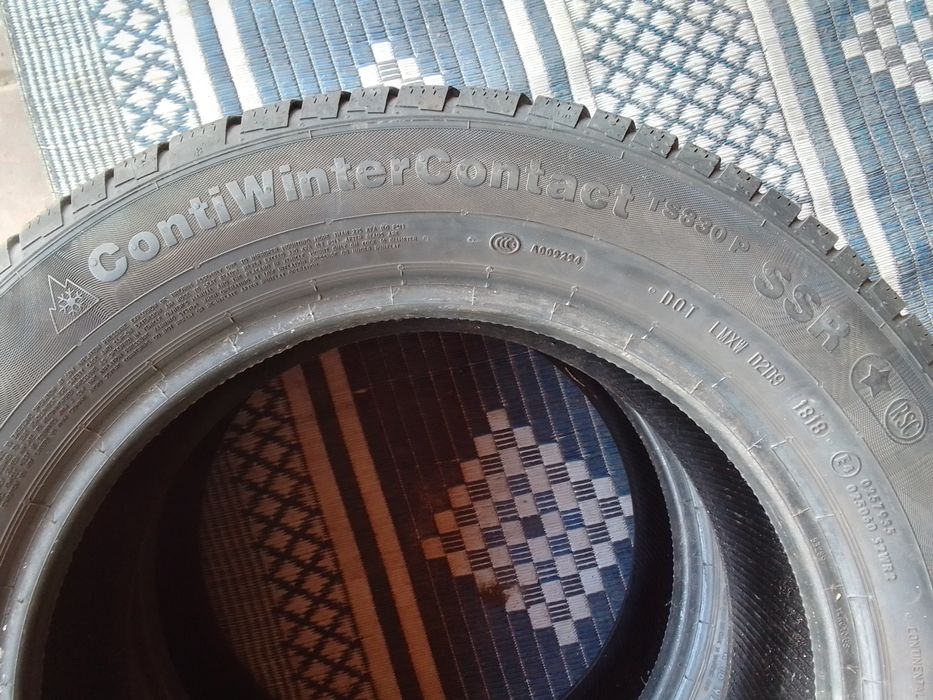 Cena za 2 Opony zimowe 205/60r16 CONTINENTAL 6.5mm