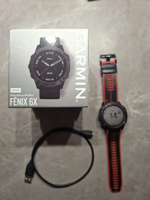 Garmin fenix 6x szafirowe szkło