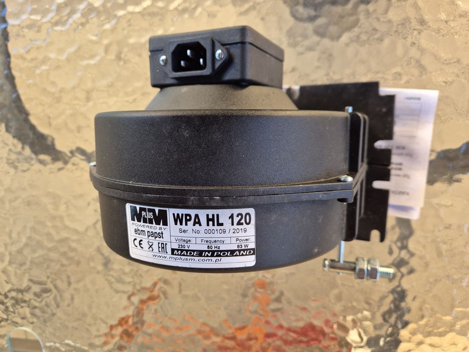 Dmuchawa Wentylator Pieca Kotła MPLUSM WPA HL 120 Czujnik Halla
