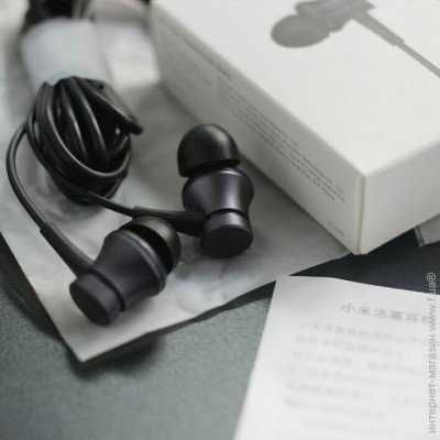 Наушники вкладыши Xiaomi Piston Fresh Bloom Matte (ZBW4354TY) Black