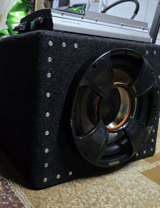 Subwoofer + amplificador macrom