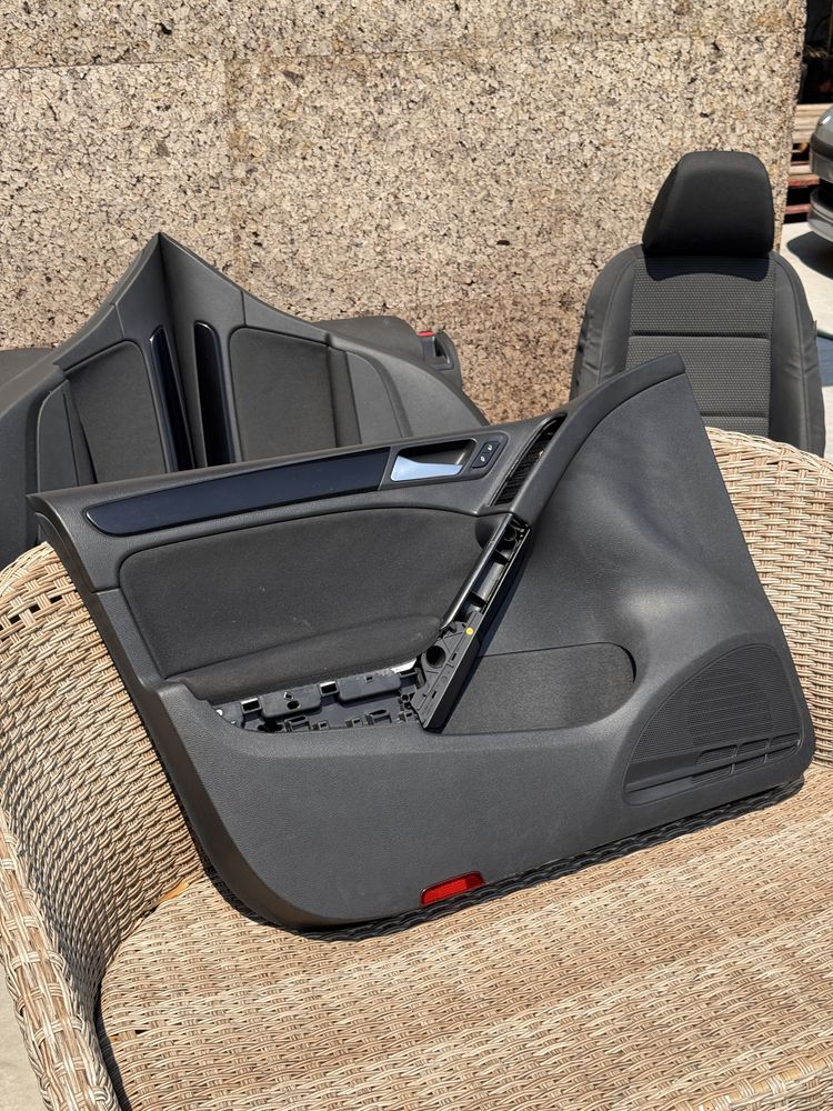 Conjunto de bancos Volkswagen Golf VI 6 originais em tecido + forras