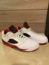 Nike Air Jordan 5 Retro Low Fire Red 45 v