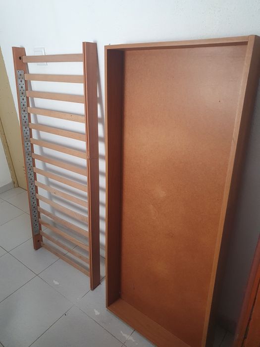 Cama criança em cerejeira com colchão