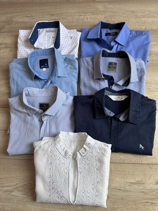 Рубашки 146-155 Турция, H&M, вышиванка