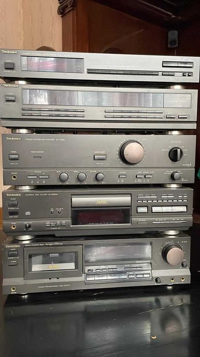 Wieża Technics 5 elementów + kolumny Tonsil Scherzo 200