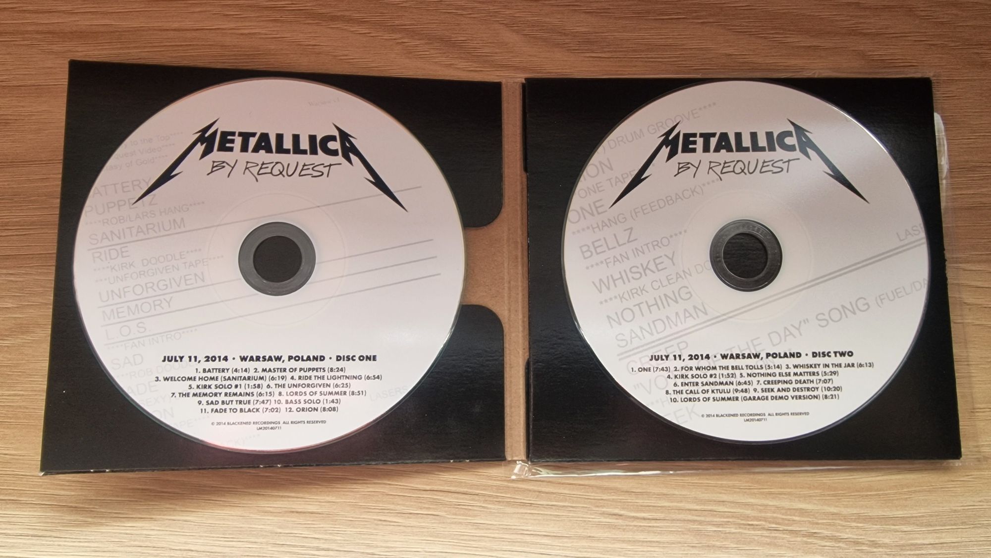 Metallica - By Request: Warsaw, Poland 2014 - megadeth slayer anthrax