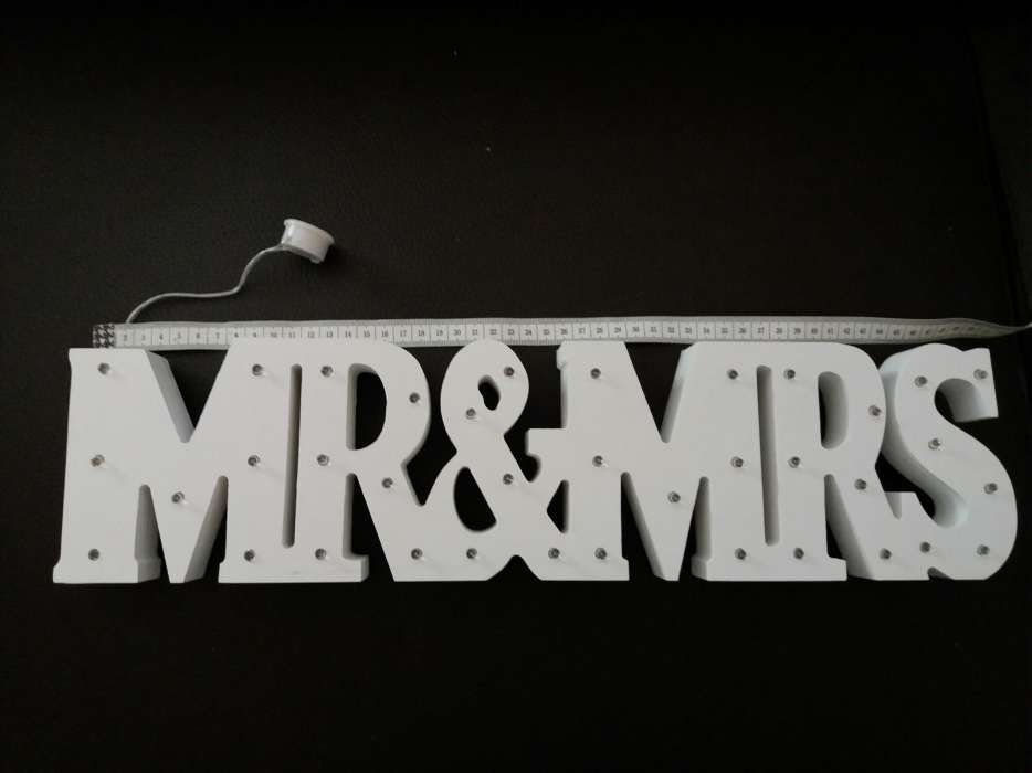 Letras Madeira Casamento