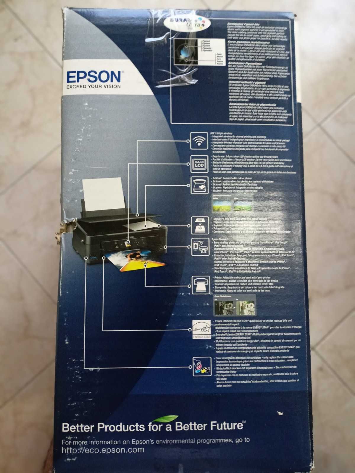 Epson Stylus SX430W – Multifunções (Impressora+ Scanner)