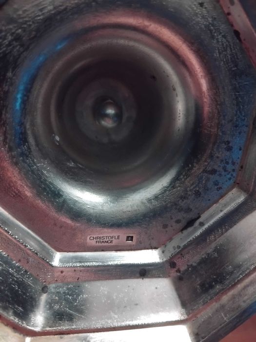 Castiçal christofle banho de prata