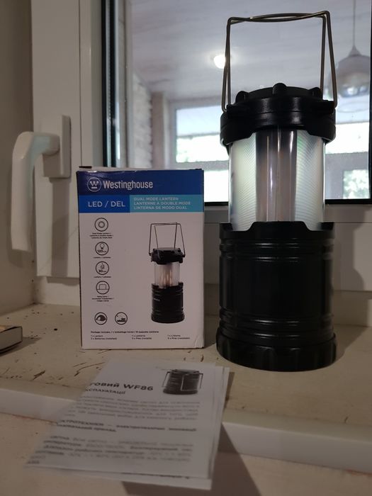 Кемпінговий фонарь,фонарік  Westinghouse