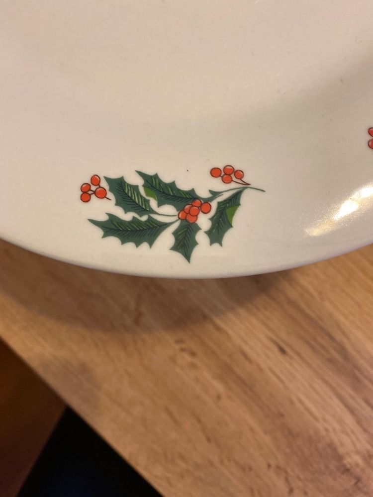 Serviço de natal em porcelana Rivitex - 40 peças