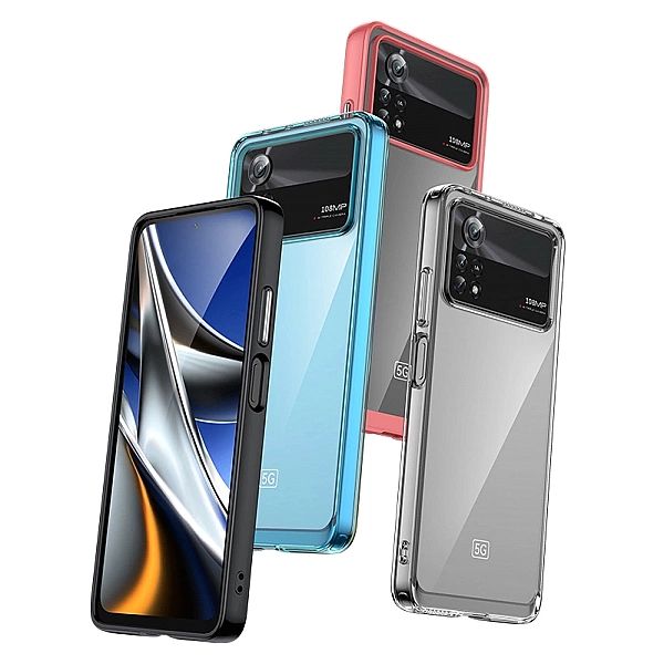 Outer Space Case etui Xiaomi Poco X4 Pro 5G pokrowiec z elastyczną ram