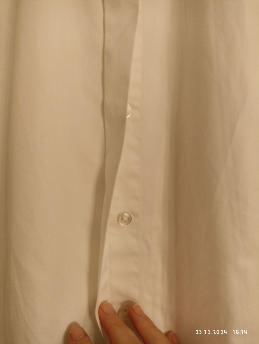 Biała koszula Vistula 38 two-ply 176-182 cm na spinki