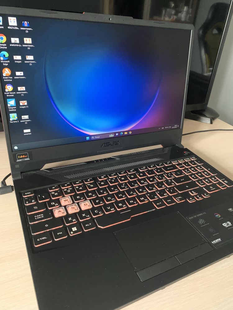 Ноутбук Asus TUF Gaming F15 FX506LHB-HN324 Bonfire Black оф віндоус