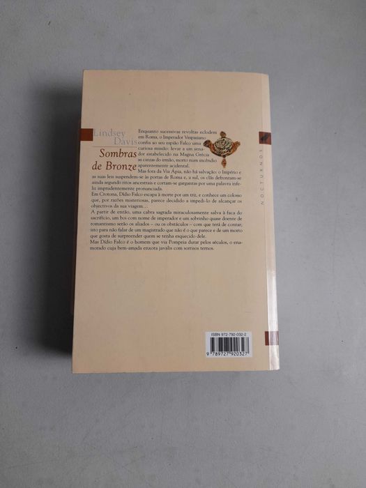 Livro - PA-2- Lindsey Davis - Sombras de Bronze
