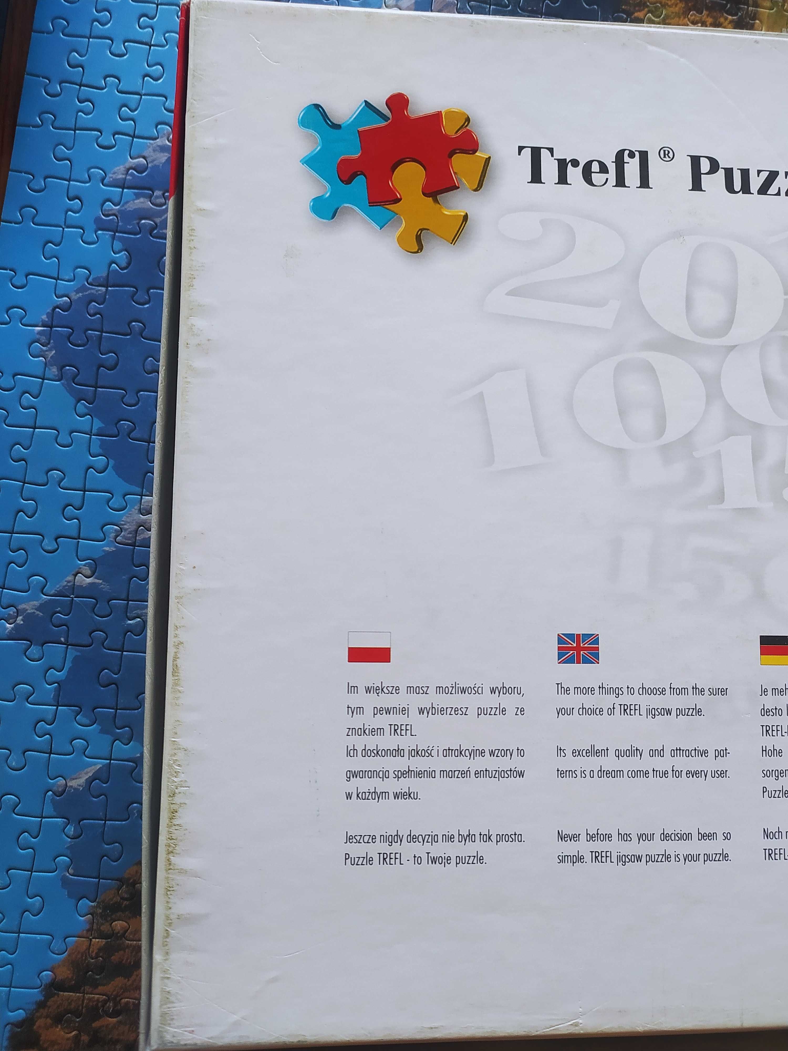 Puzzle Trefl 1000 elementów Alpy