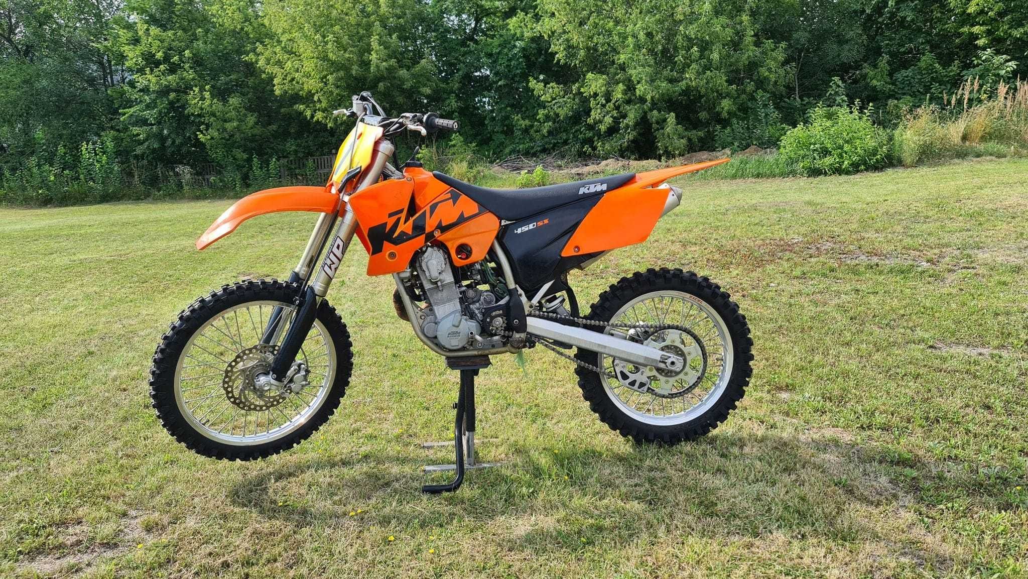 Ktm exc sx 450 525 kolektor  stelaż gaźnik chlodnica prawa lewa ośka