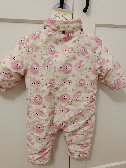 Kombinezon zimowy dla dziewczynki rozmiar 68