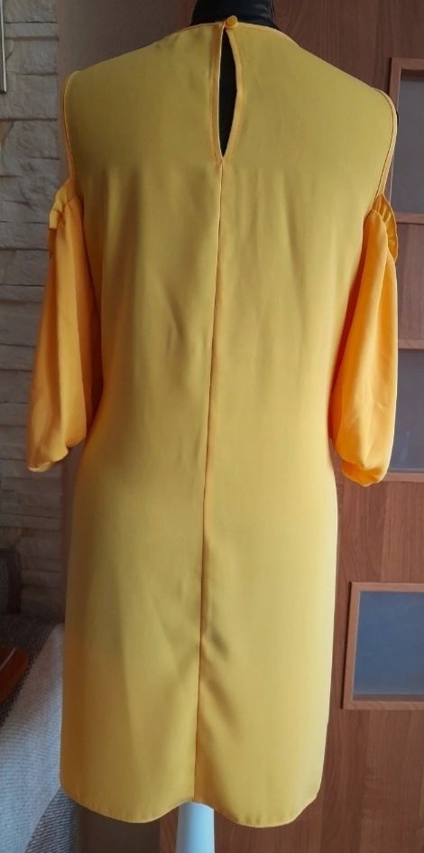 Nowa żółta sukienka Primark 38/40 elegancka jak Monnari