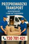 Przeprowadzki TRANSPORT mebli Pabianice 24/7 usługi transportowe