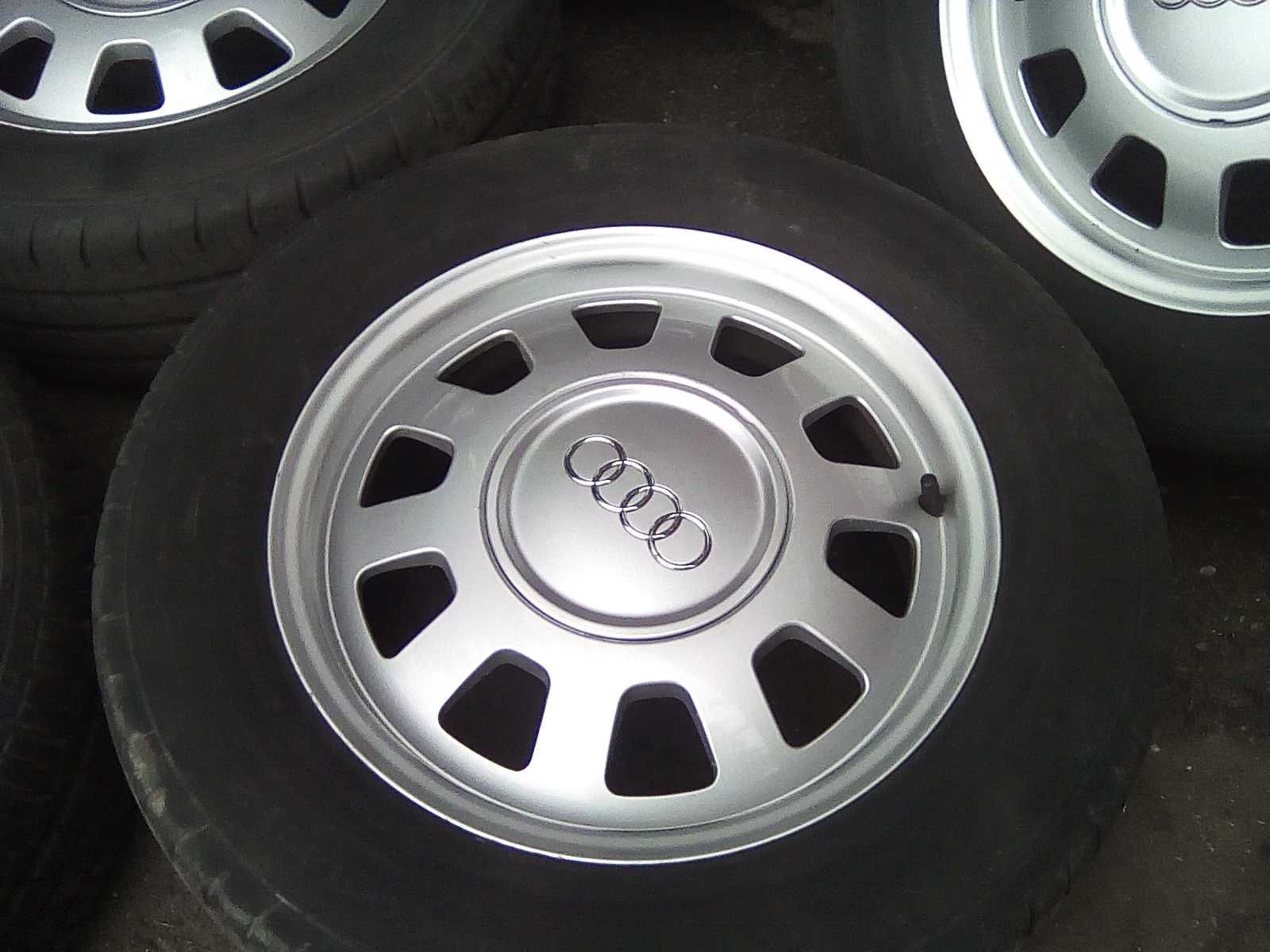 Alufelgi 15 5x112 AUDI VW opony letnie Koła 5 szt a6 a4 100