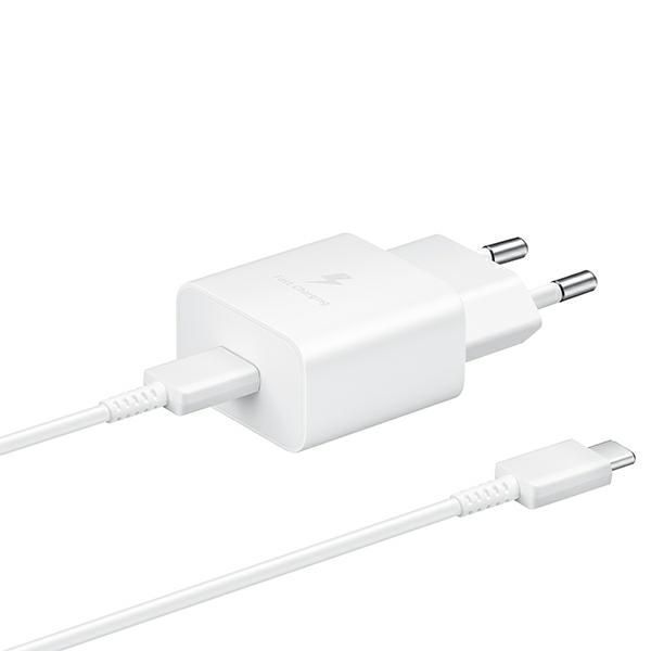 Ład. Siec. Samsung Ep-T1510Xw 15Wfast Charge + Kabel Usb-C/Usb-C