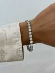 Bransoletka tenisowa z diamentami naturalnymi 21.00 Ct SI2/D-E-F GIA
