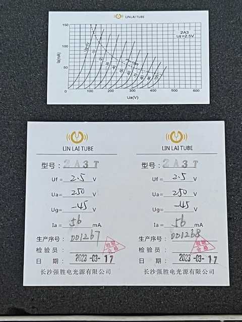 2A3 T LINLAI lampy elektronowe mocy