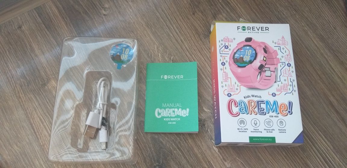 Smartwatch, zegarek Forever CareMe KW-400